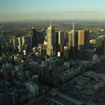 Melbourne Eureka Tower Skydeck Aussicht auf CBD Melbourne Eureka Tower Skydeck Aussicht auf CBD
