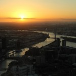 Melbourne Eureka Tower Skydeck Sonnenuntergang Melbourne Eureka Tower Skydeck Sonnenuntergang