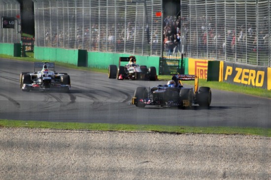 Melbourne Formel 1 Qualifying 2012 - Action in der Kurve Melbourne Formel 1 Qualifying 2012 - Action in der Kurve