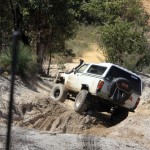 4WD Powerlines 17 - Simons Hilux inclined in mud - IMG_6682-3