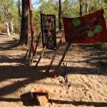 02 Aboriginal Cultural Experience Didgeridoos - IMG_9825 Dort bekamen wir von Graham, dem Chief des lokalen Aborigine-Stammes, eine kleine Cultural Experience.