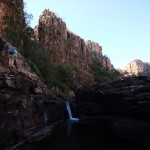 17 Walkway to Twin Falls - IMG_0219 Die letzte Strecke mussten wir dann zu Fuß entlang vieler kleiner Pools wie diesem zurücklegen.